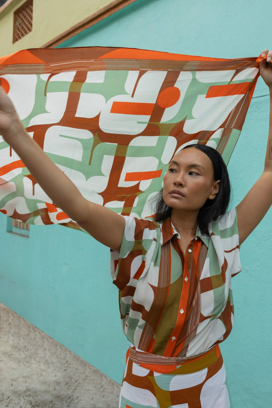 ANDREW CALICE TAN SHIRT