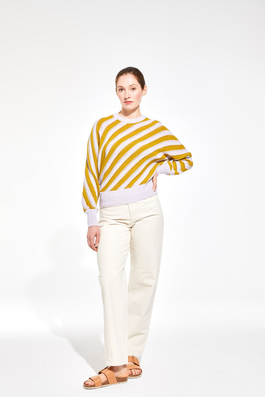 IZIA PRIMA MUSTARD PARMA SWEATER