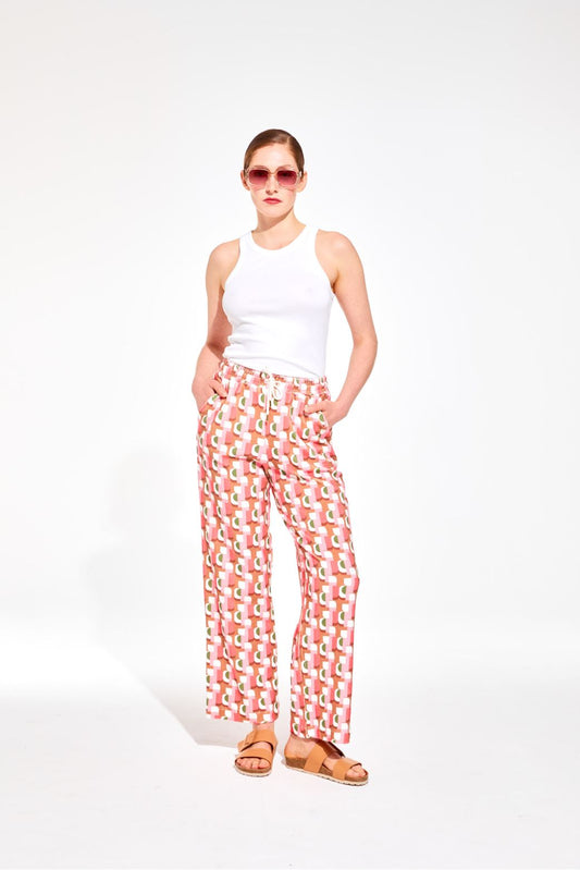 BRANDO TEMPO PINK PANTS