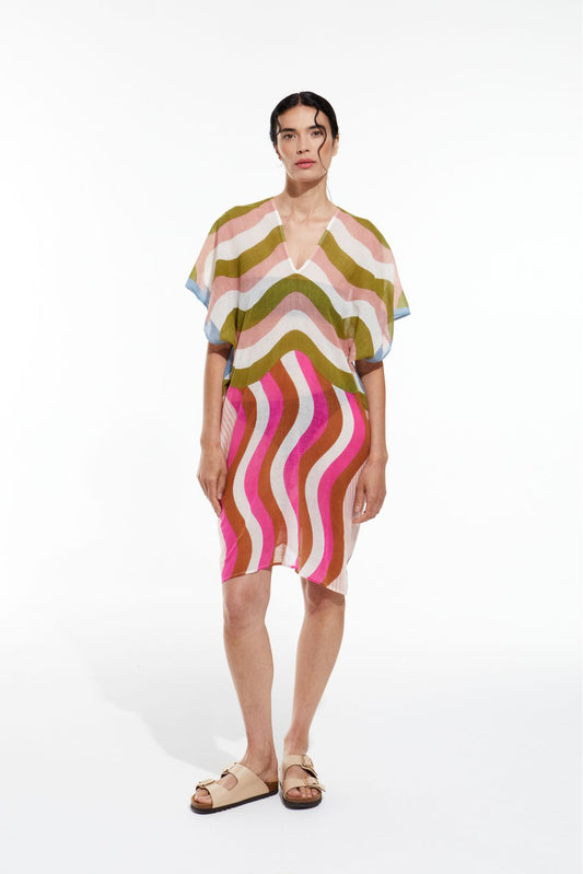 PINK KHAKI ELIA DRESS