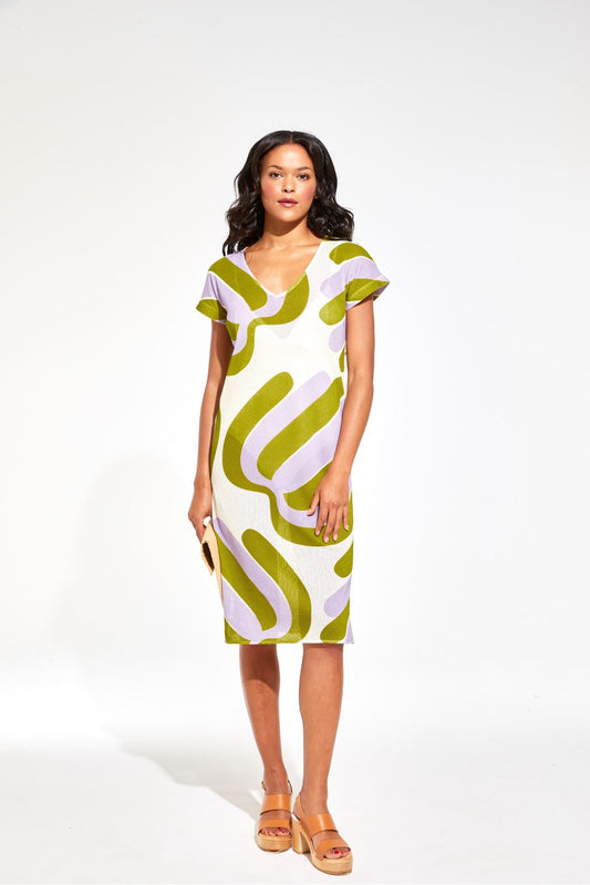 FRANCA SONORA KHAKI DRESS