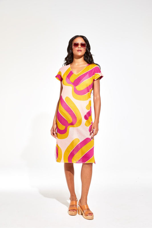 FRANCA SONORA PINK DRESS