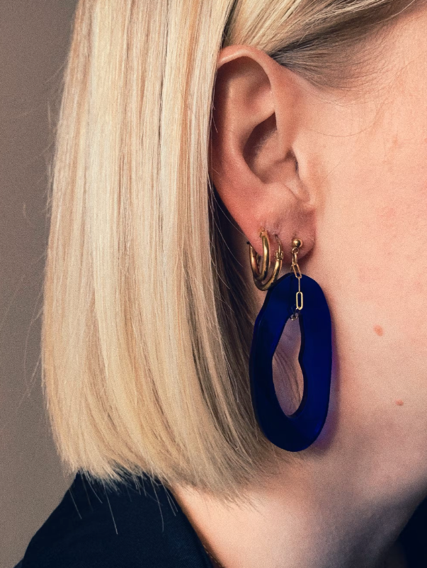 Roanna Earrings - blue