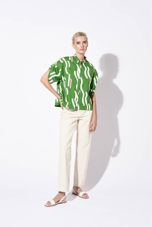 ANDREW WAVE SHIRT GREEN