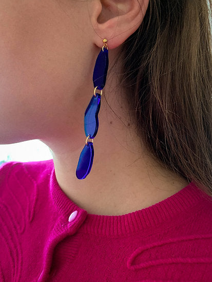 Aissa earrings - blue