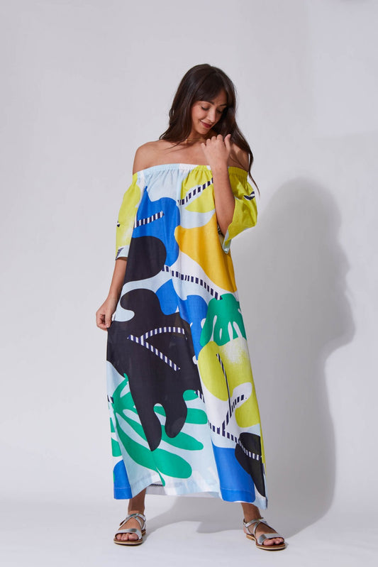 Jungle multicolor dress